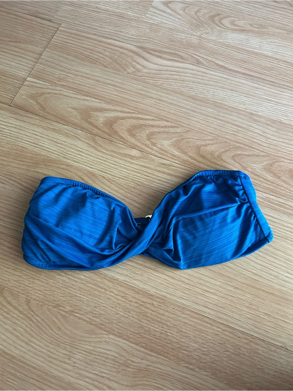 Mossimo Supply Co Bright Blue Bandeau Bikini Top Small